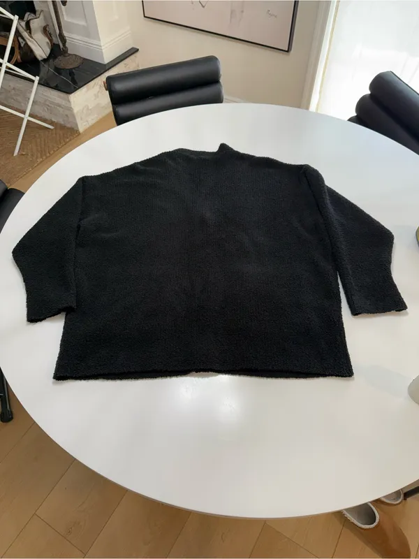 Victoria's Secret Black Button-Front Relaxed Knit Cardigan Size XXL - Image 5
