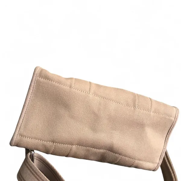 COACH CP164 Cargo Tote 26 Tan Beige Natural Canvas Carryall Crossbody Top Handle - Image 3