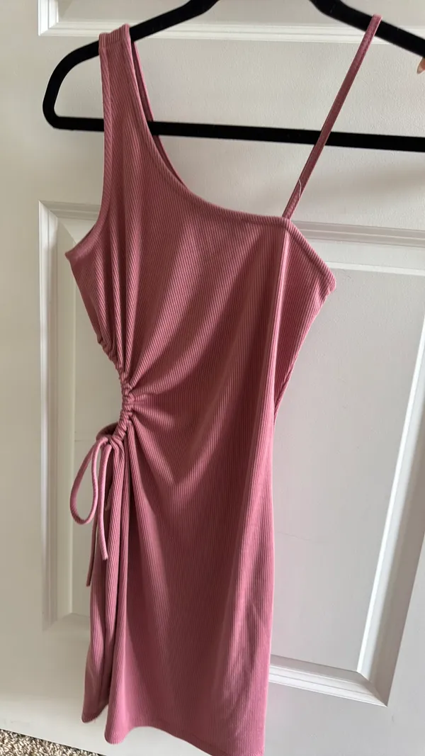 Pink cut out dress - Image 5