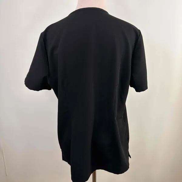 Figs Black Casma Three-Pocket Short Sleeve Scrub Top Size Medium - Image 5