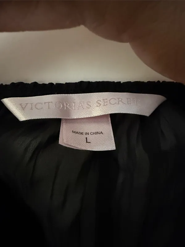 Victoria's Secret Black Lace & Chiffon Babydoll - Image 6