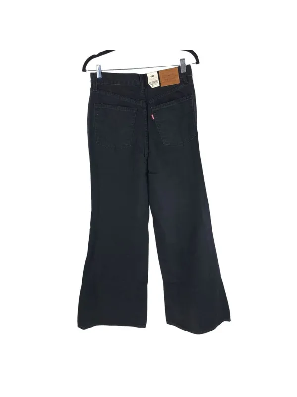 Levi's Womens Jeans High Loose Flare Wide Leg High Rise Black 29 - Image 2