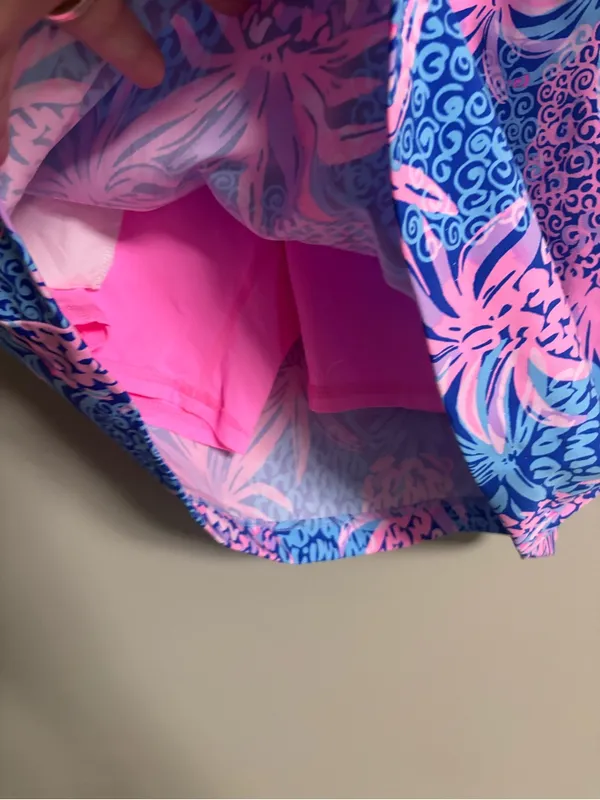 Lilly Pulitzer Luxletic Tropic Down Low Monica Skort Golf Size 0 XS Pineapple - Image 3