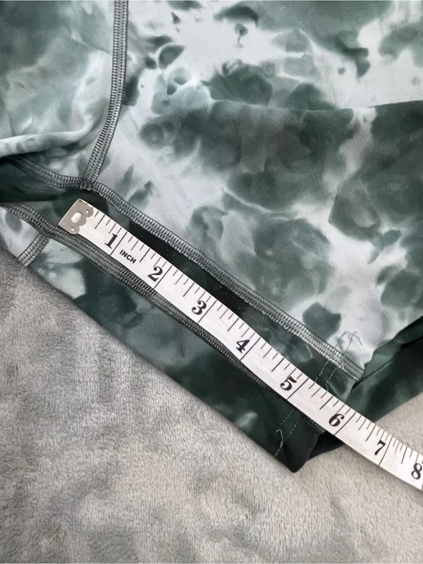 Lululemon biker shorts High-Rise Tie-Dye green activewear yoga Pilates gym 12 - Image 6