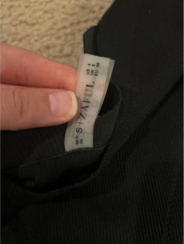 D19 bathing suit bottom black small us size 4 new beach wear - Image 2