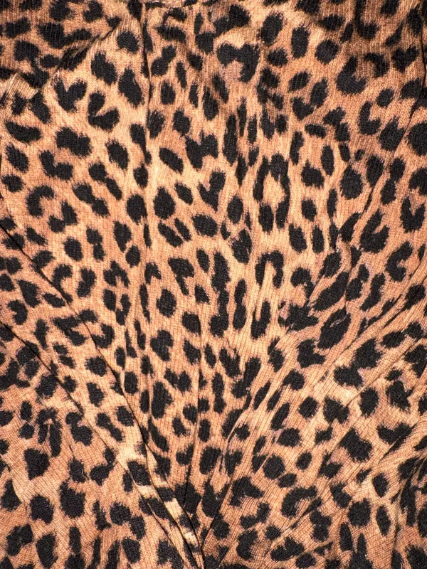 Olivaceous Leopard Print Maxi Dress Large - Image 4