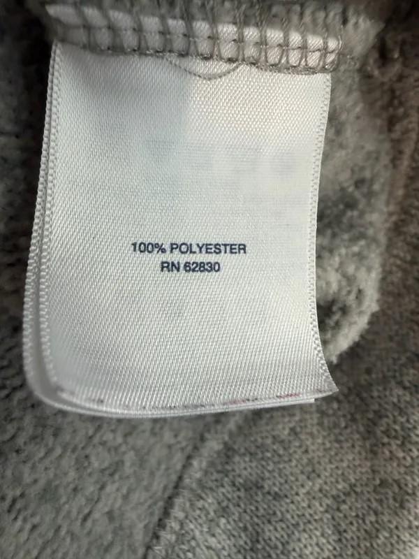 Lands' End Ladies Light Gray Full-Zip Sweater Jacket - Image 7