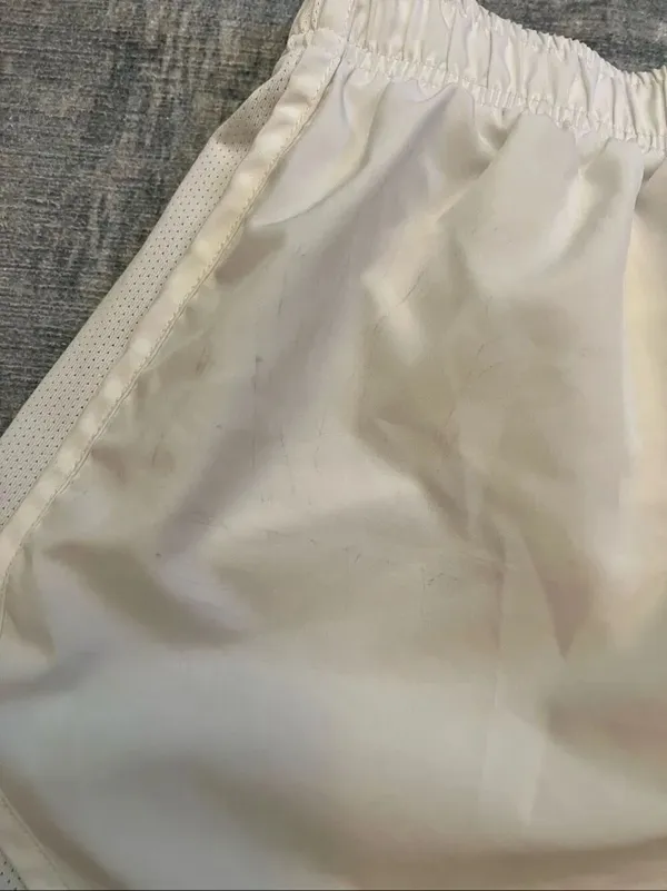 Nike White Tempo Brief Lined Athletic Running Shorts Women's Small - Image 8
