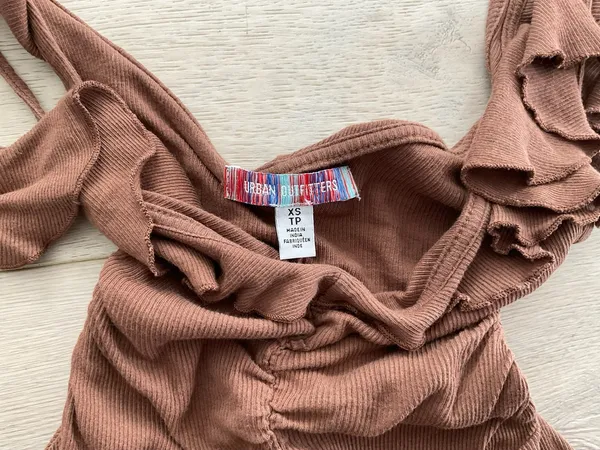 Urban Outfitters Brown Cropped Tank - Image 3