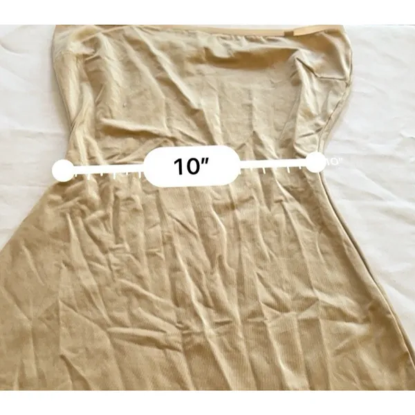 SPANX Simplicity Shaping Slip Dress Nude Beige Women's Size Medium Shapewear - Image 4