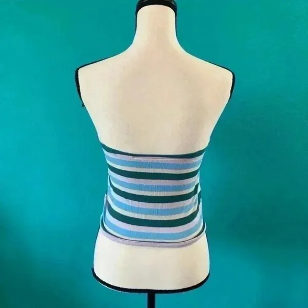 ⭐️ American eagle striped strapless top in size medium - Image 3
