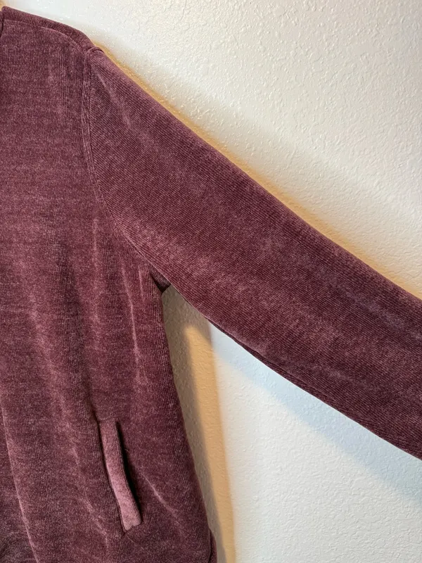 32 Degrees Heat Burgundy Purple Quarter Zip Pullover Cozy Size XL New Winter - Image 4