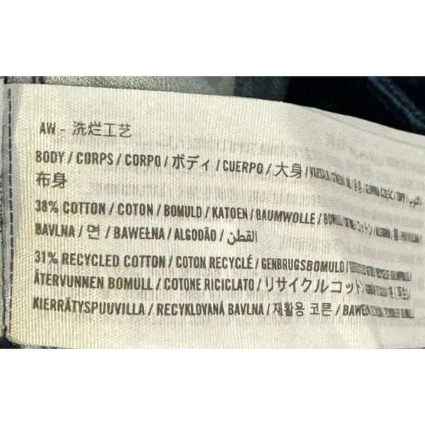 Abercrombie & Fitch Women's Jeans‎ Curve Love Wide Leg Stretch Mid-Rise 32/14S - Image 12
