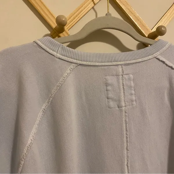Aerie Ice Blue Oversized Pullover Crewneck size Large - Image 7