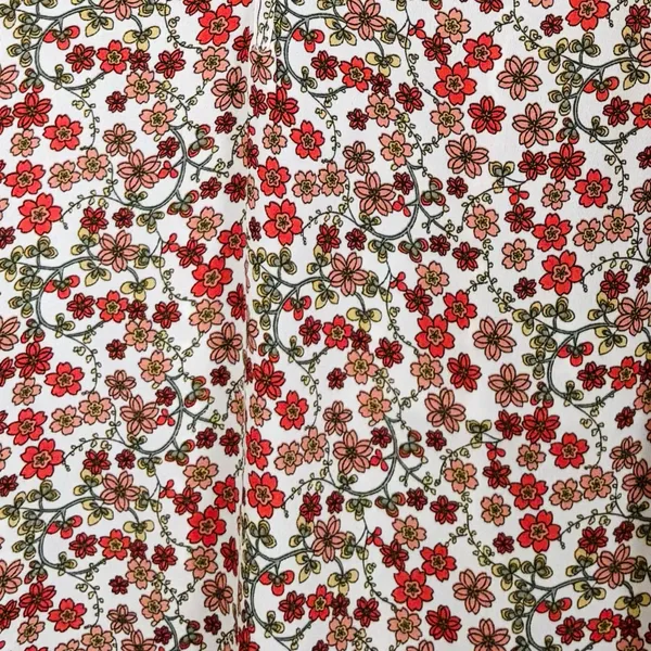 💥 Max Studio White & Pink Floral Flutter Sleeve Top - Image 3