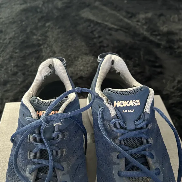 Hoka One One Akasa Blue Lace Up Shoes Sneakers - Image 8