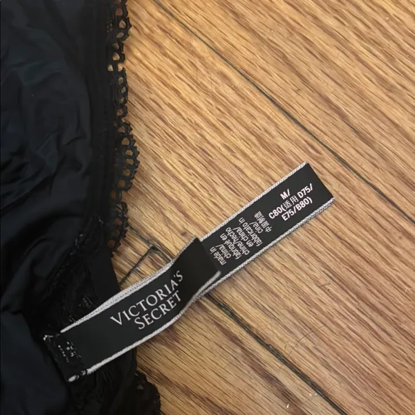 Victoria's Secret Black Lace Bralette Intimates - Image 2