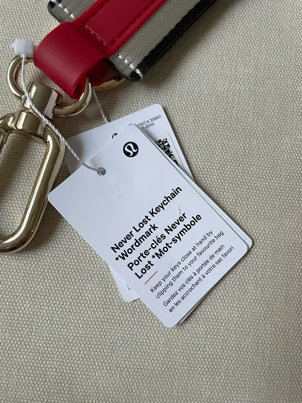 Lululemon Never Lost Keychain *Word Mark* - Image 3