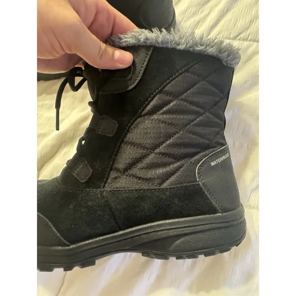 Columbia Women's Ice Maiden Shorty Winter Boots Black Waterproof Techlite Snow - Image 3