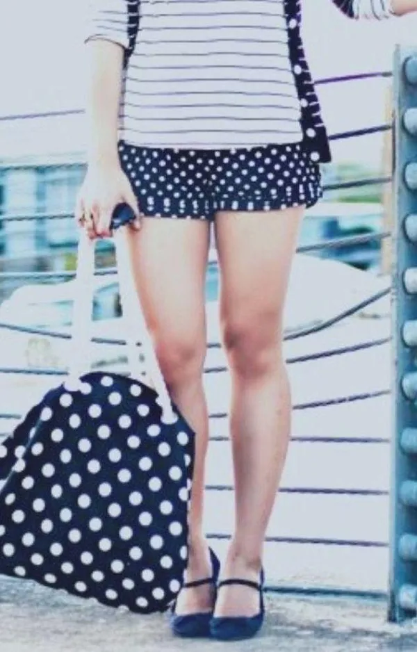 J. Crew Factory Polka Dot Boardwalk Shorts Size 2 - Image 3