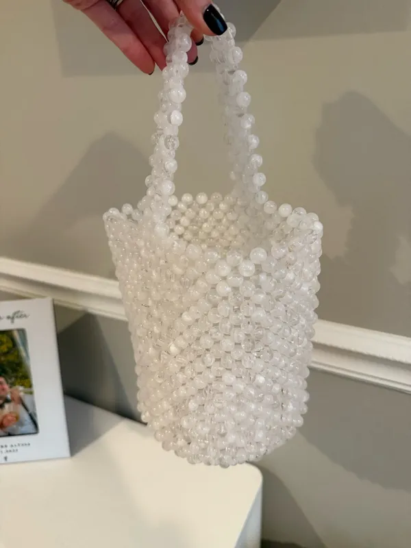 Beaded Bucket Bag - Image 9