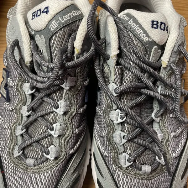 New Balance Women’s Chunky Silver Sneakers New In Box - Vintage - Size 8 W804NV - Image 6