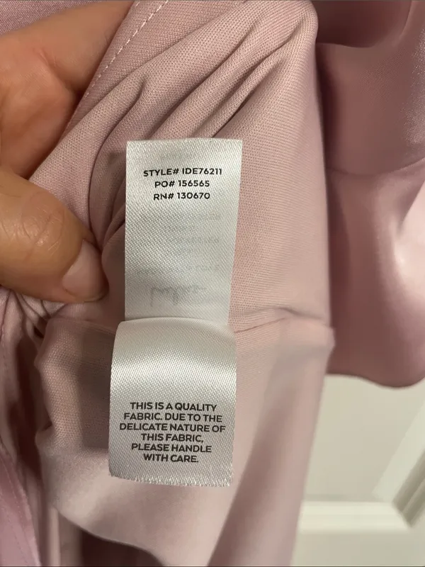 Lulus Eternal Bond Blush Satin Ruffled Flutter Sleeve Maxi Dress Size Small - Image 12