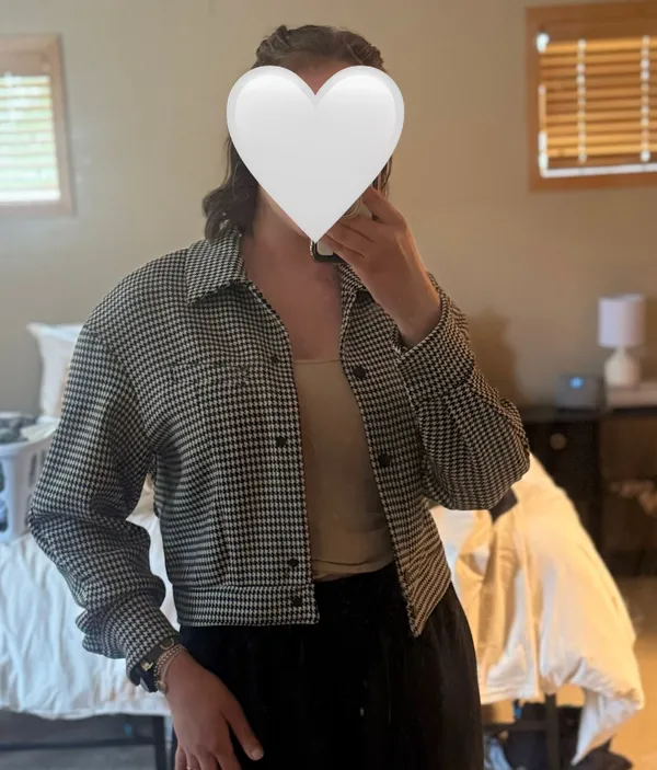 Mango cropped Jacket - Image 4