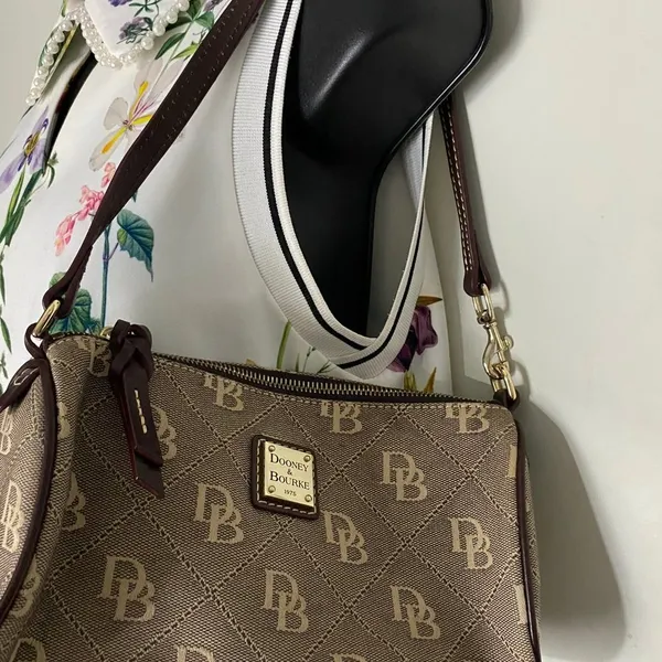 Dooney & Bourke Medium Fabric Handbag - Image 7