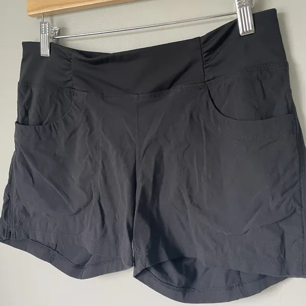 Mountain Hardwear Athletic Outdoor Hiking Shorts Gorpcore Black Women's Size Med - Image 3