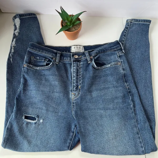 We the Free People Skinny Womens jeans Sz 30 Distressed Y2K Grunge Indie Sleaze - Image 14
