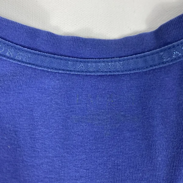 Lauren Ralph Lauren Shirt Womens‎ Small Blue Tunic Short Sleeve Embroidered - Image 3