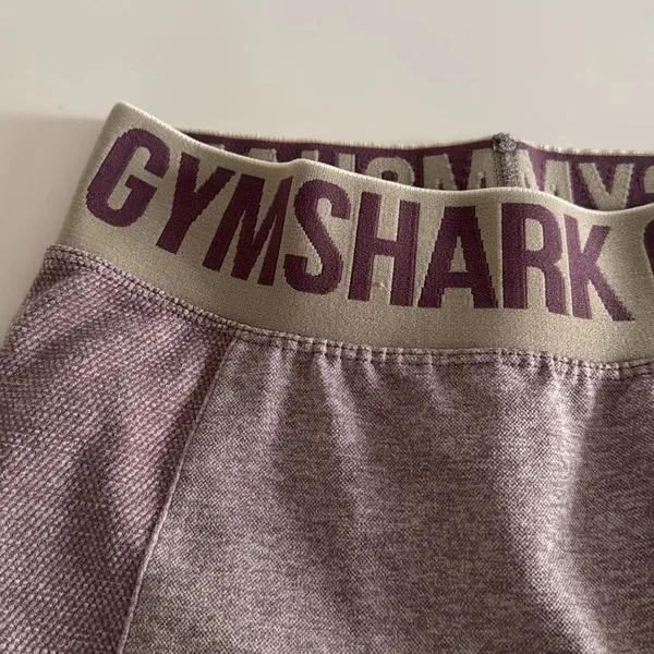 Gymshark Purple Bike Shorts for Active Comfort - Image 3