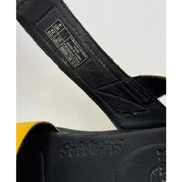 Dr. Martens Voss Leather Strap Sandals Yellow - Image 6
