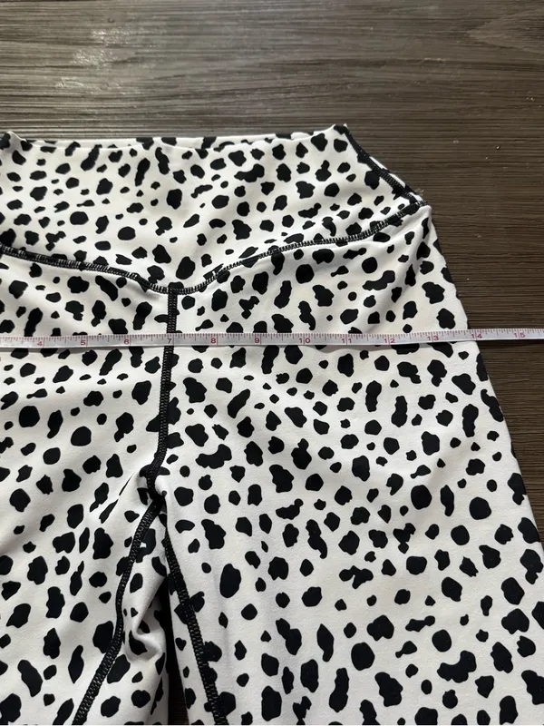 Balance Athletica Kids Black and White Spot Print Leggings - Image 5
