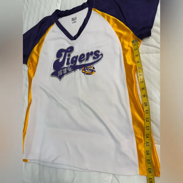 Knights Apparel Women’s Jersey - White, Purple, Gold - Image 6