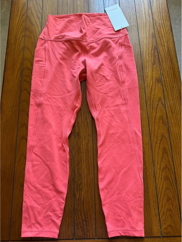 Lululemon Align With Pockets High Rise 25” Pale Raspberry Size 10 NWT - Image 3