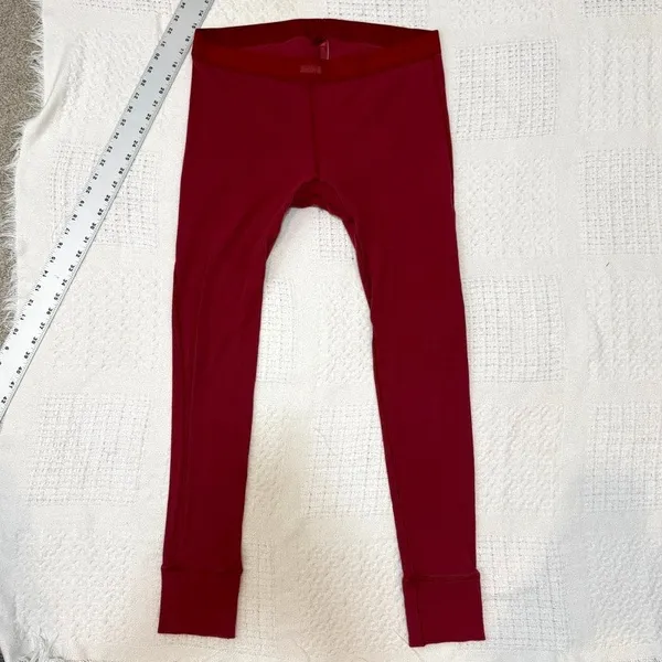 Skims XL cotton ribbed long john legging pajama pant P3 3558 - Image 3