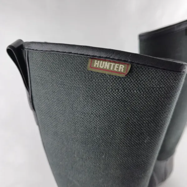 Hunter Boots‎ Womens 37/5 Lady N Black Rubber Rain Boots Original - Image 3