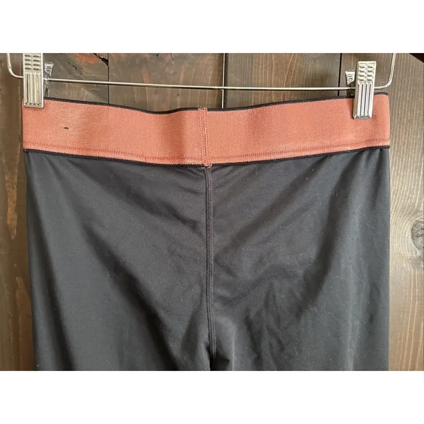 Nike Pro Women Dri-Fit Training Mid Rise‎ Rose Gold Leggings Size M - Image 4