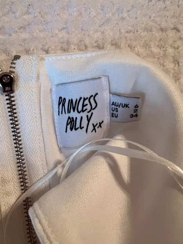 Princess Polly Top Crop White top - Image 3