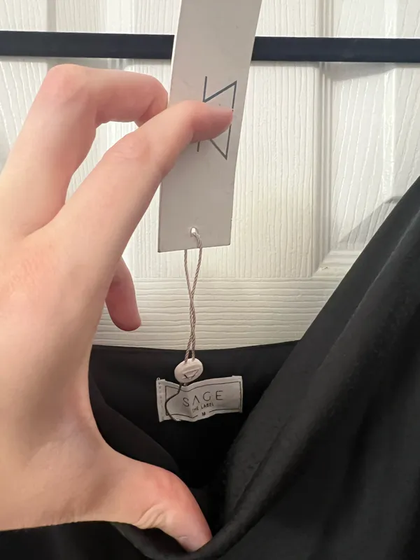 NWT Black Slip Dress Sage the Label - Image 3