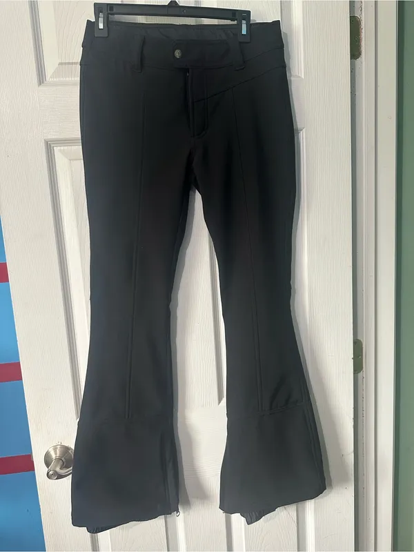 Betty Rides Black Flared Ski/Snowboard Pants - Image 2
