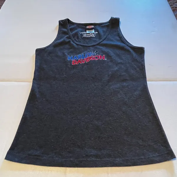 Harley-Davidson Dothan‎ Alabama grey women's tank top size Large L - Image 6