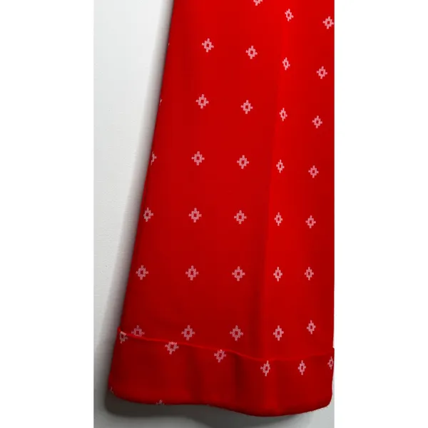 1980s Fire Islander Red Nautical Knit Pant Suit Set Small - Image 12