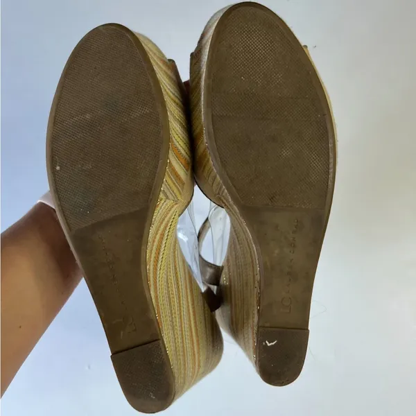 LC Lauren Conrad Dakota Natural Wedge Sandals - Image 6