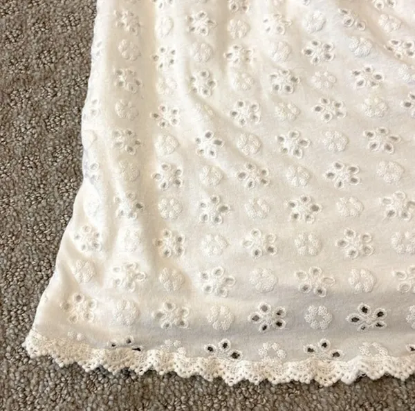 Kontrol White Eyelet Off The Shoulder Ruffle Top - Image 3