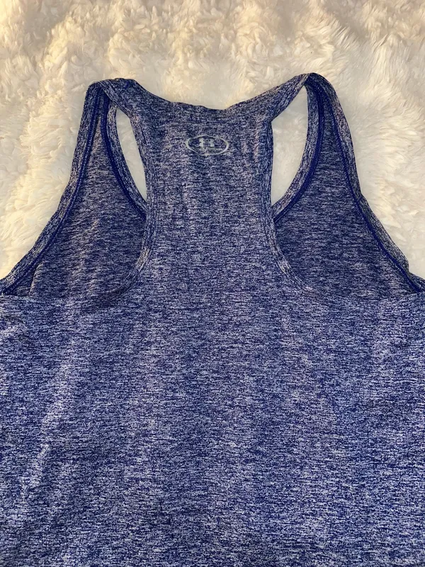 Under Armour Blue Razor Back Tank Top Small - Image 6
