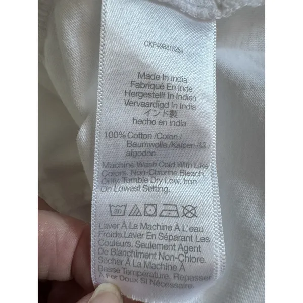 NWD Madewell Puff Sleeve Tee White Size Small - Image 8