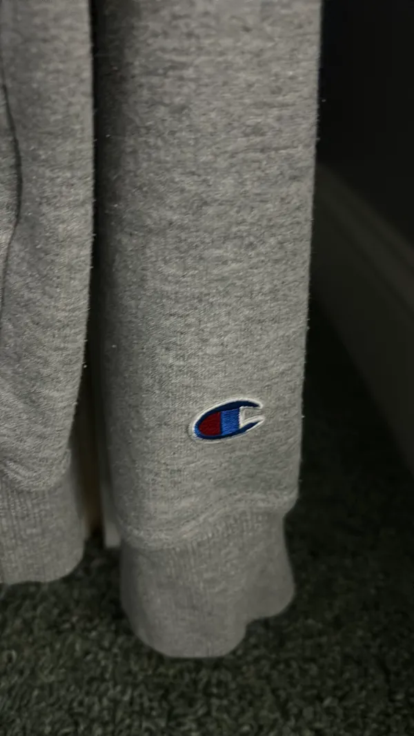 Champion grey hoodie - Image 3